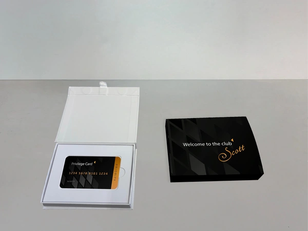 Gift Card or Voucher Box with 4U Box Sleeve - Membership Card