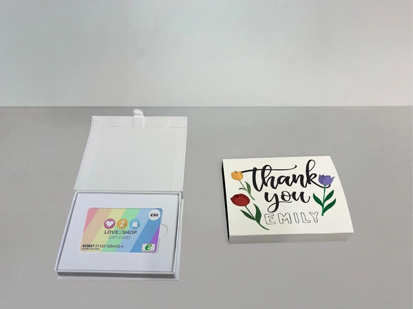 Magnetic Gift Box with 4U Box sleeve and voucher - Thank you
